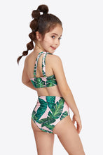 Load image into Gallery viewer, Ruffled One-Shoulder Buckle Detail Two-Piece Swim Set Ti Amo I love you
