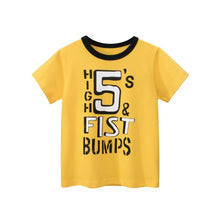 Load image into Gallery viewer, Toddler / Kids - Boys - Short Sleeve T-shirt Cotton Tops  -Tee Shirts
