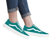 Load image into Gallery viewer, Ti Amo I love you - Exclusive Brand - Dark Teal - Low Top Flat Sneaker
