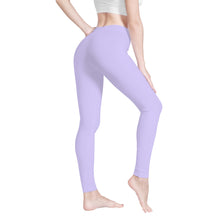 Load image into Gallery viewer, Ti Amo I love you - Exclusive Brand  - Lilac - White Daisy -  Yoga Leggings
