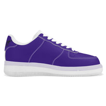 Load image into Gallery viewer, Ti Amo I love you - Exclusive Brand - Purple Monster - Skelton Hands with Heart - Transparent Low Top Air Force Leather Shoes
