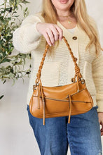 Load image into Gallery viewer, SHOMICO Braided Strap Shoulder Bag Ti Amo I love you
