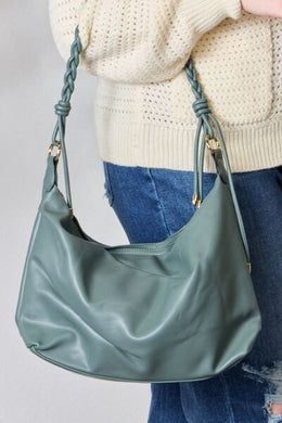 SHOMICO Braided Strap Shoulder Bag Ti Amo I love you