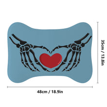 Load image into Gallery viewer, Ti Amo I love you - Exclusive Brand - Glacier - Skeleton Hands with Heart  - Big Paws Pet Rug
