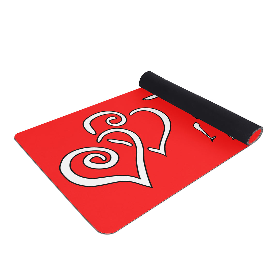 Ti Amo I love you - Exclusive Brand - Red - Yoga Mat