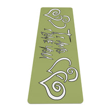 Load image into Gallery viewer, Ti Amo I love you - Exclusive Brand - Green Smoke - Yoga Mat
