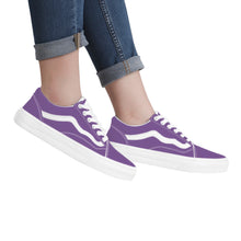 Load image into Gallery viewer, Ti Amo I love you - Exclusive Brand - Dusty Purple - Low Top Flat Sneaker
