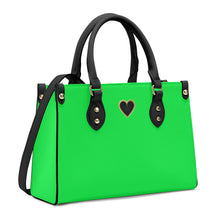 Load image into Gallery viewer, Ti Amo I love you - Exclusive Brand - Radiant Hulk - Luxury Womens PU Tote Bag - Black Straps
