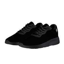 Load image into Gallery viewer, Ti Amo I love you - Exclusive Brand - Black  - Air  Mesh Running Shoes - Black Soles
