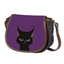 Load image into Gallery viewer, Ti Amo I love you - Exclusive Brand - Bossanova 2 - Black Cat - Saddle Bag
