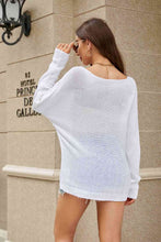 Load image into Gallery viewer, Sequin Graphic Dolman Sleeve Knit Top Ti Amo I love you
