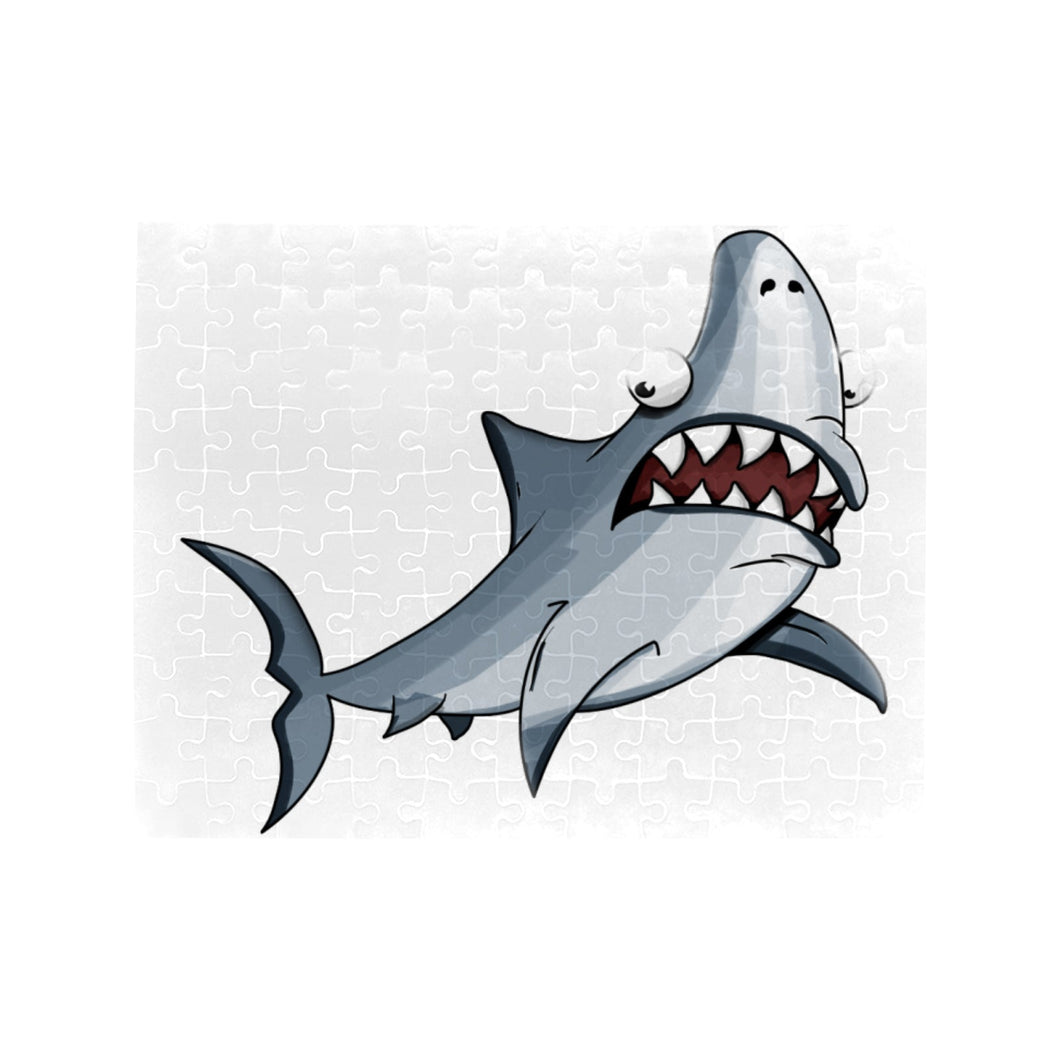 Shark - Kids Rectangle Jigsaw Puzzle (110 Pieces) Ti Amo I love you