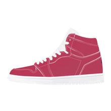 Load image into Gallery viewer, Ti Amo I love you - Exclusive Brand - Viva Magenta - High Top Synthetic Leather Sneaker
