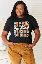 Load image into Gallery viewer, Simply Love BE KIND Graphic Round Neck T-Shirt Ti Amo I love you
