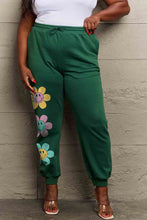 Load image into Gallery viewer, Simply Love - Everglade - Full Size Drawstring Daisy Flower Graphic Long Sweatpants Ti Amo I love you
