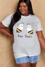 Load image into Gallery viewer, Simply Love Full Size BOO BEES Graphic Cotton T-Shirt Ti Amo I love you
