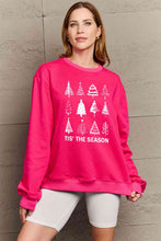 Load image into Gallery viewer, Simply Love Full Size Christmas Tree Graphic Sweatshirt Ti Amo I love you
