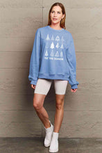 Load image into Gallery viewer, Simply Love Full Size Christmas Tree Graphic Sweatshirt Ti Amo I love you
