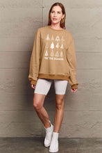 Load image into Gallery viewer, Simply Love Full Size Christmas Tree Graphic Sweatshirt Ti Amo I love you
