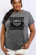 Load image into Gallery viewer, Simply Love Full Size GAMEDAY EVERYDAY Graphic Cotton Tee Ti Amo I love you
