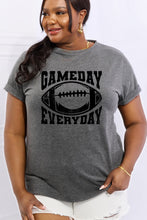 Load image into Gallery viewer, Simply Love Full Size GAMEDAY EVERYDAY Graphic Cotton Tee Ti Amo I love you
