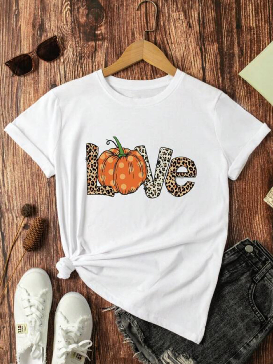 Simply Love Full Size LOVE Graphic T-Shirt - Sizes S-3XL Ti Amo I love you