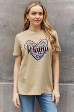 Load image into Gallery viewer, Simply Love Full Size MAMA Graphic Cotton Tee Ti Amo I love you
