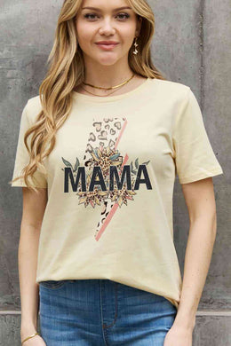 Simply Love Full Size MAMA Graphic Cotton Tee Ti Amo I love you