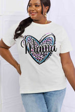 Load image into Gallery viewer, Simply Love Full Size MAMA Graphic Cotton Tee Ti Amo I love you
