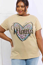 Load image into Gallery viewer, Simply Love Full Size MAMA Graphic Cotton Tee Ti Amo I love you
