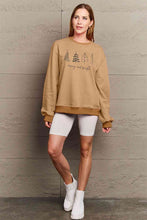 Load image into Gallery viewer, Simply Love Full Size MERRY AND BRIGHT Graphic Sweatshirt Ti Amo I love you
