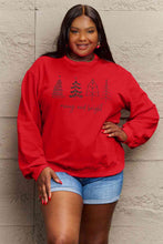 Load image into Gallery viewer, Simply Love Full Size MERRY AND BRIGHT Graphic Sweatshirt Ti Amo I love you
