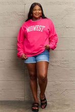 Load image into Gallery viewer, Simply Love Full Size MIDWEST Graphic Sweatshirt Ti Amo I love you
