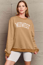 Load image into Gallery viewer, Simply Love Full Size MIDWEST Graphic Sweatshirt Ti Amo I love you
