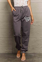 Load image into Gallery viewer, Simply Love - Wenge - Simply Love Full Size Drawstring HEART Graphic Long Sweatpants Ti Amo I love you
