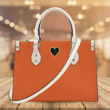 Load image into Gallery viewer, Ti Amo I love you - Exclusive Brand - Red Fox - Luxury Womens PU Tote Bag - Cream Straps
