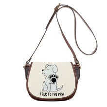 Load image into Gallery viewer, Ti Amo I love you - Exclusive Brand - Buttery White - Talk to the Paw -  Saddle Bag
