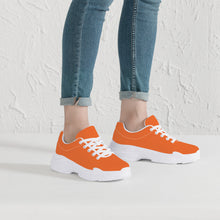 Load image into Gallery viewer, Ti Amo I love you - Exclusive Brand - Pumpkin Orange- Angry Fish - Chunky Sneakers - White Soles
