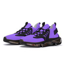 Load image into Gallery viewer, Ti Amo I love you - Exclusive Brand - Heliotrope 3 - Script Double Heart - Air Max React Sneakers - Black Soles
