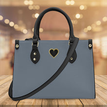 Load image into Gallery viewer, Ti Amo I love you - Exclusive Brand - Raven- Luxury Womens PU Tote Bag - Black Straps
