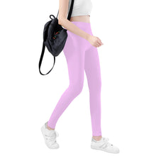 Load image into Gallery viewer, Ti Amo I love you - Exclusive Brand - Pastel Sugar Chic - White Daisy - Yoga Leggings - Sizes XS-3XL
