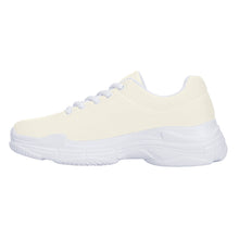 Load image into Gallery viewer, Ti Amo I love you - Exclusive Brand - Buttery White - Angry Fish - Chunky Sneakers - White Soles
