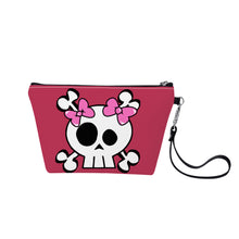 Load image into Gallery viewer, Ti Amo I love you - Exclusive Brand - Viva Magenta - Skeleton - Sling Cosmetic Bag
