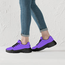 Load image into Gallery viewer, Ti Amo I love you  - Exclusive Brand - Heliotrope 3 - Double Black Heart - Chunky Sneakers - Black Soles
