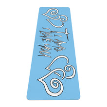 Load image into Gallery viewer, Ti Amo I love you - Exclusive Brand - Malibu Blue - Yoga Mat
