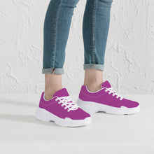 Load image into Gallery viewer, Ti Amo I love you - Exclusive Brand - Warm Purple - Angry Fish - Chunky Sneakers - White Soles
