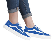 Load image into Gallery viewer, Ti Amo I love you - Exclusive Brand - Mid Blue - Low Top Flat Sneaker
