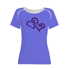 Load image into Gallery viewer, Ti Amo I love you - Exclusive Brand  - Medium Purple - Double Purple - Women&#39;s T shirt
