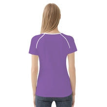 Load image into Gallery viewer, Ti Amo I love you - Exclusive Brand  - Wisteria - Double Purple - Women&#39;s T Shirt - Sizes XS-2XL
