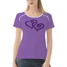 Load image into Gallery viewer, Ti Amo I love you - Exclusive Brand  - Wisteria - Double Purple - Women&#39;s T Shirt - Sizes XS-2XL
